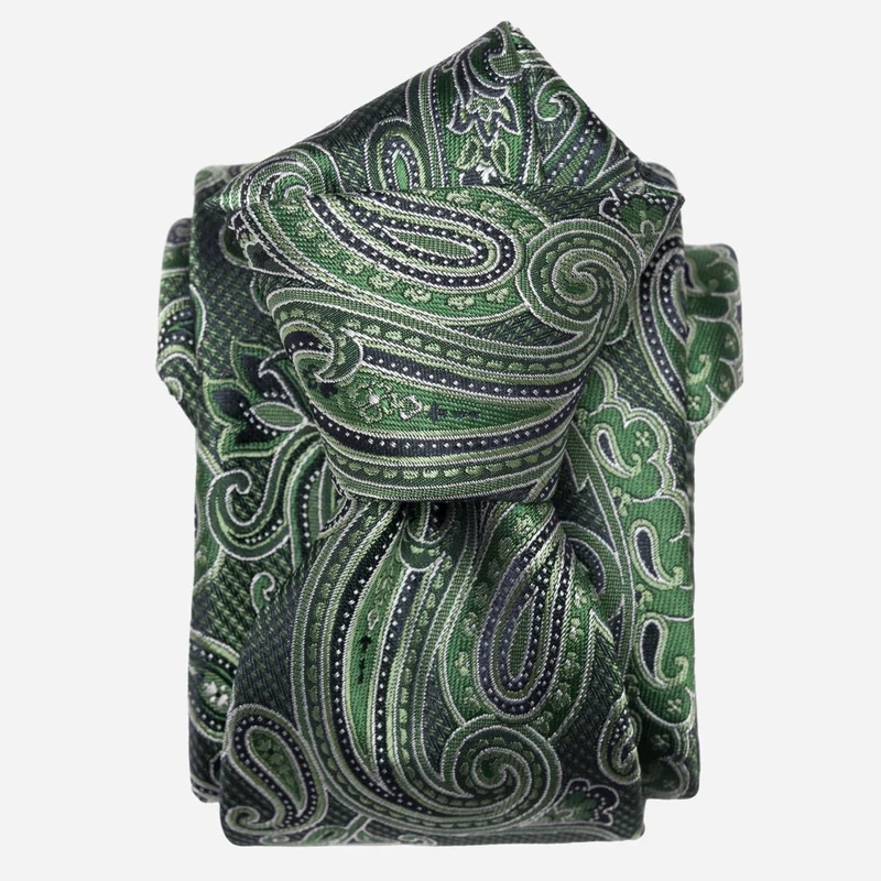 Pavia - Silk Jacquard Tie - Emerald Green