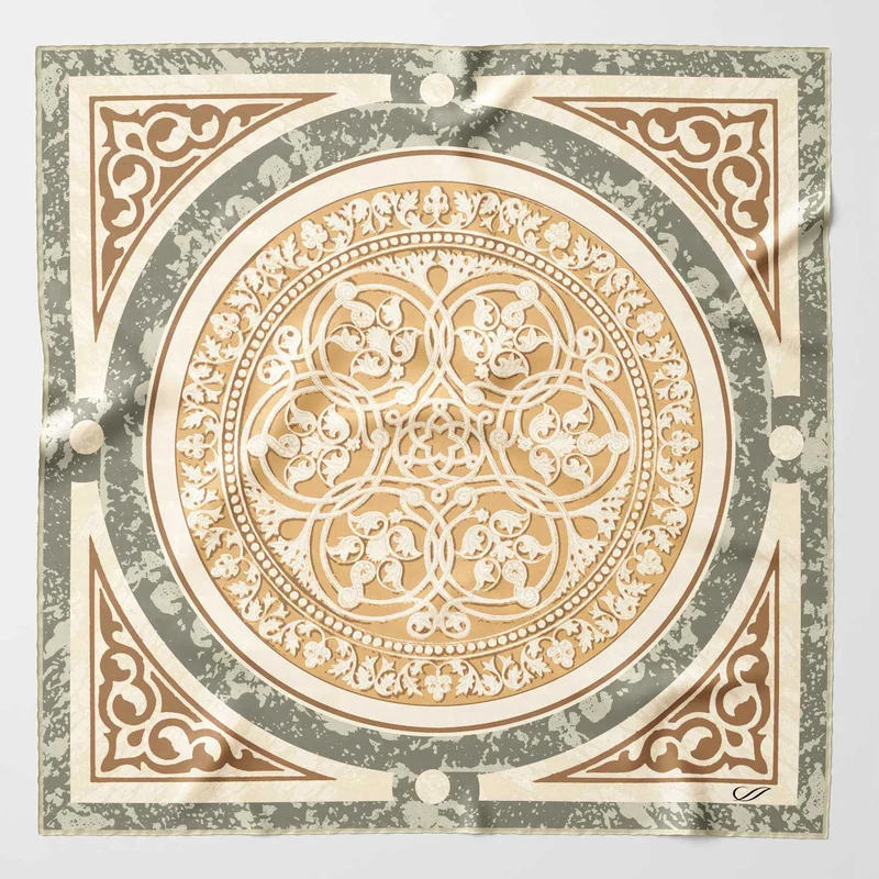 Noto - Silk Pocket Square - Sage