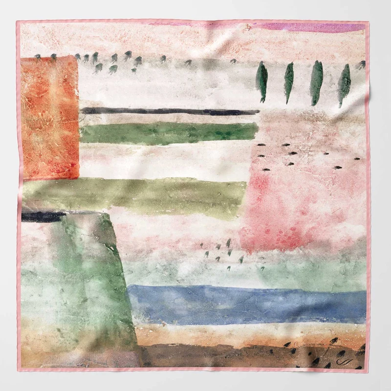 Pagani - Silk Pocket Square - Blush Pink