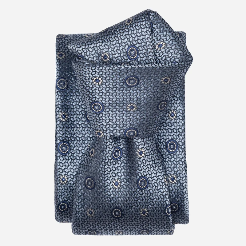 Benelli - Silk Jacquard Tie - Sky Blue