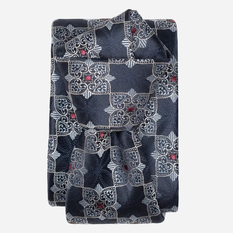 Amalfi - Silk Jacquard Tie - Blue