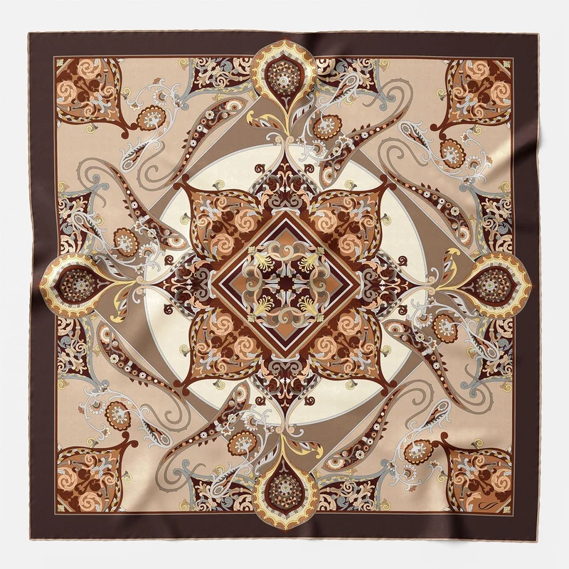 Romina - Silk Foulard - Neutrals