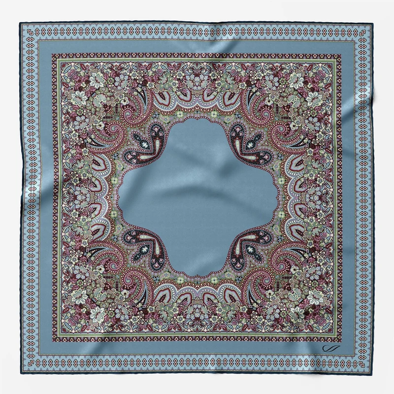 Marcello - Silk Neckerchief - Blue
