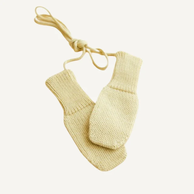 Hvid wantjes fiza light yellow