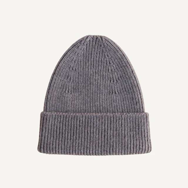 Hvid beanie fonzie kids otter