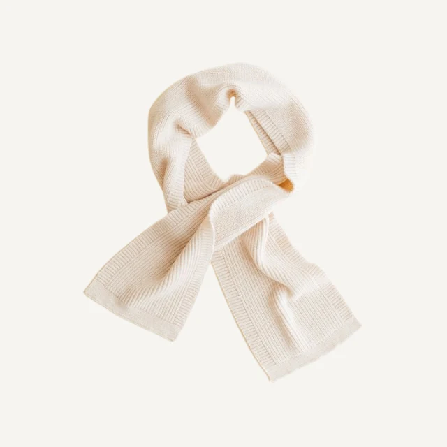 Hvid sjaal gustave cream
