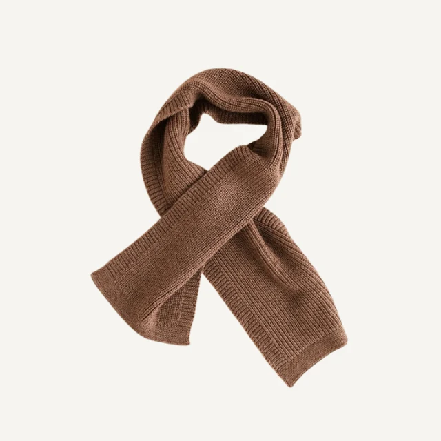 Hvid sjaal gustave mocha
