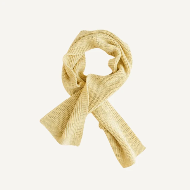Hvid sjaal gustave light yellow
