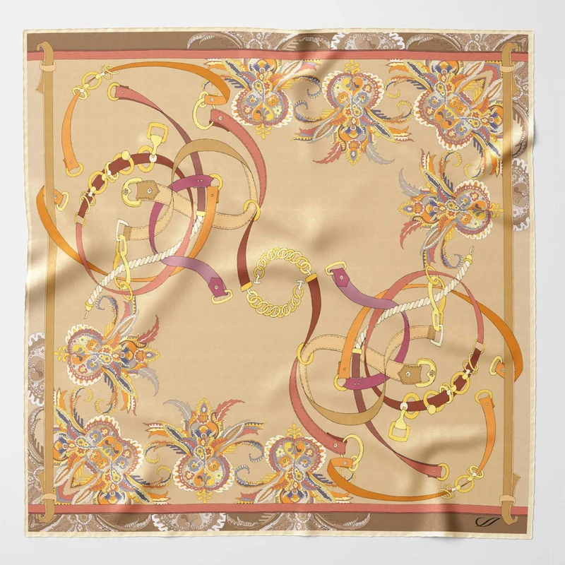 Camilla - Silk Bandana - Bronze