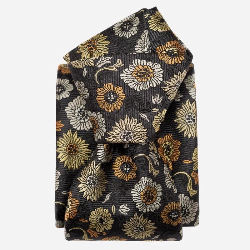 Pergola - Silk Jacquard Tie - Yellow