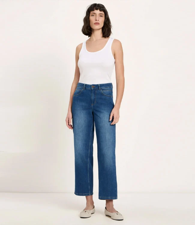 LANIUS mid waist relaxed jeans GOIA MID DENIM biologisch katoen
