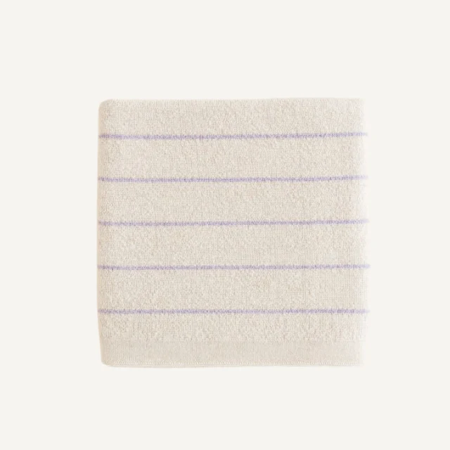 Hvid harry deken cream + lilac