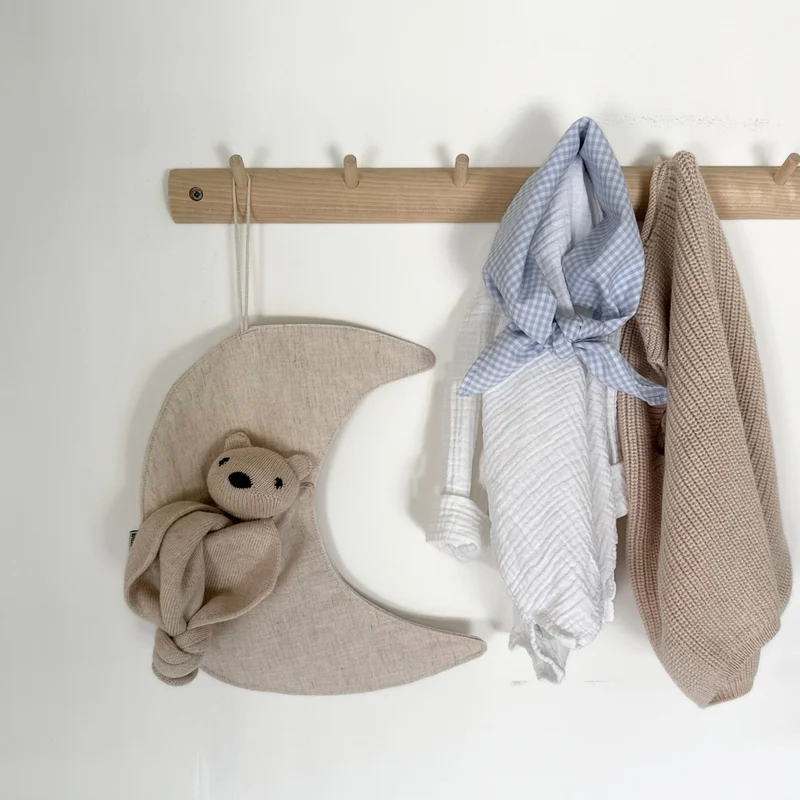 Linnen hang maantje middel beige