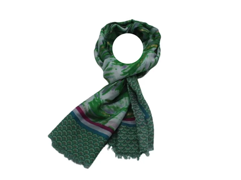 Dames sjaal groen