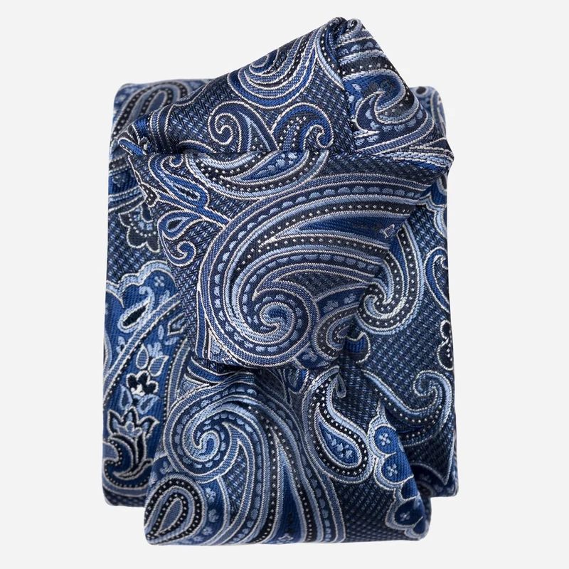 Pavia - Silk Jacquard Tie - Blue