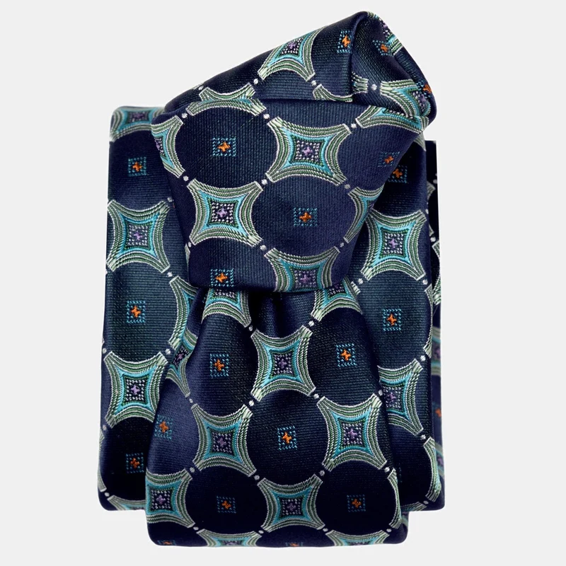 Zuccari - Silk Jacquard Tie - Sea Blue