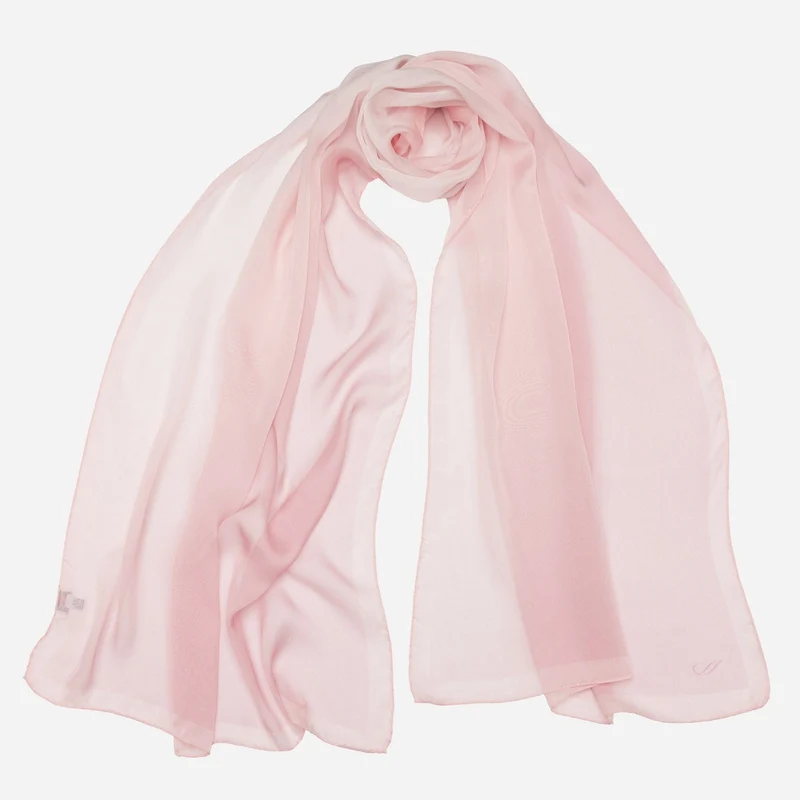Sophia - Silk Scarf Shawl - Pink