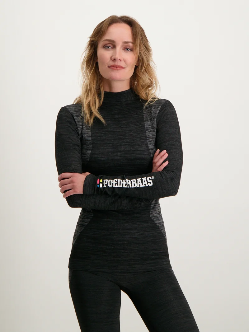 Women Technical Thermo Shirt L/S | Black
