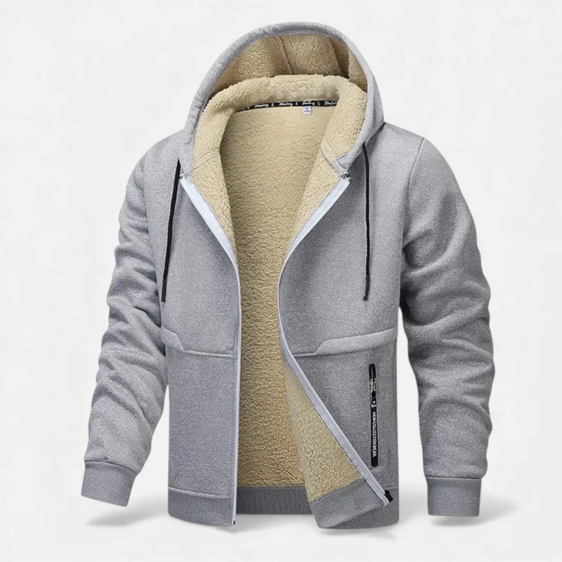 Men's Cozy Hoodie Jacket – Comfortable Inner Layer