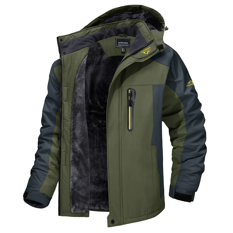 Men's Weatherproof Windbreaker Jacket for All-Day Outdoor Comfort