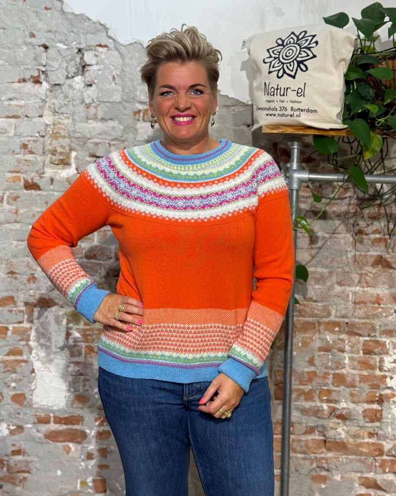 ERIBÉ merino wollen ALPINE TRUI AMELIA met angora