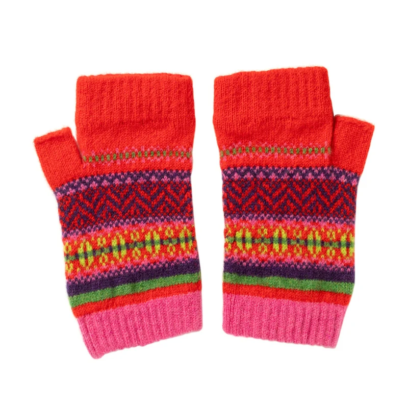 ERIBE Wollen POLSWARMERS 100% merino STOBO ROSA