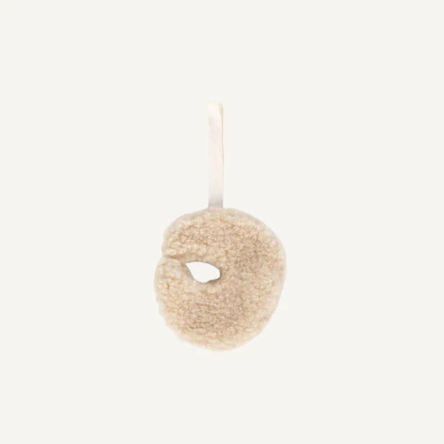 Kico label knuffeldoekje maan 100% merinowol beige