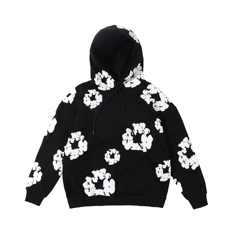 Men's Soft Cotton Graphic Hoodie – Casual Fashion Sweatshirt