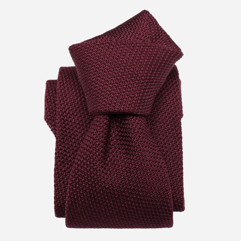 Chianti - Burgundy Silk Grenadine Tie