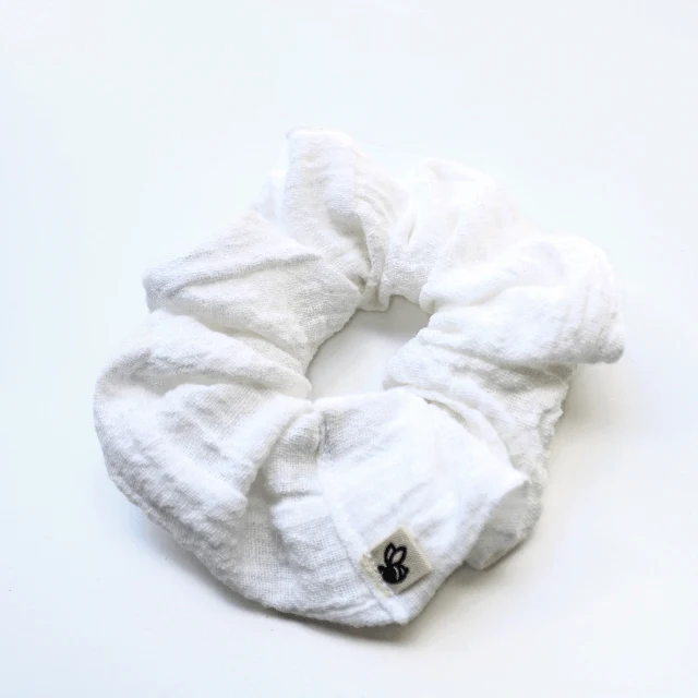 Scrunchie wit groot meisjes