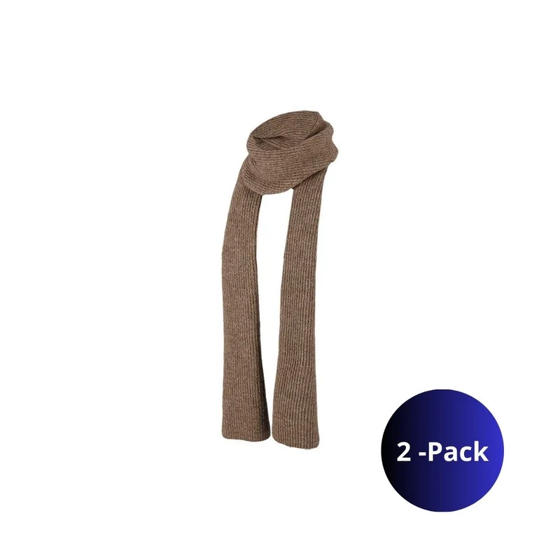 Sjaal Dames - Ribbed - One Size - 2-Pack