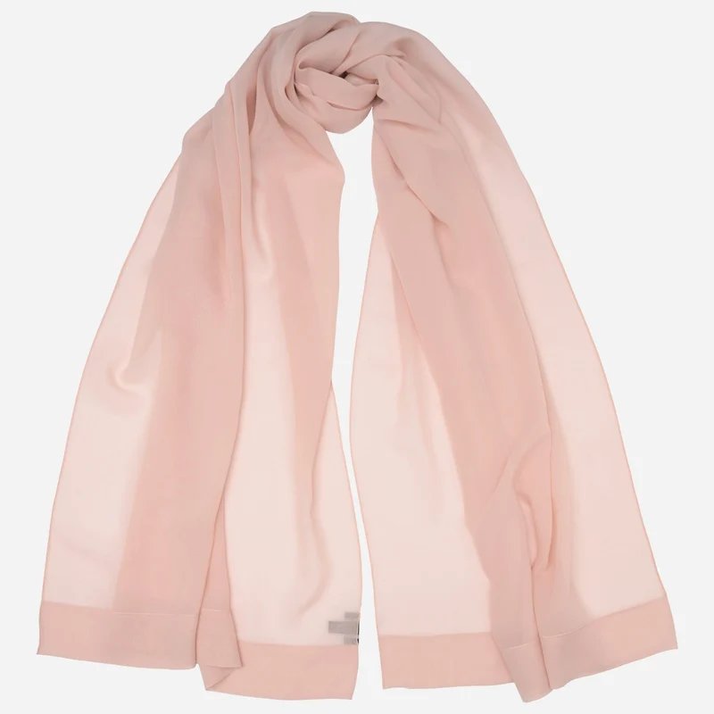 Carmen - Silk Scarf Shawl - Blush Pink
