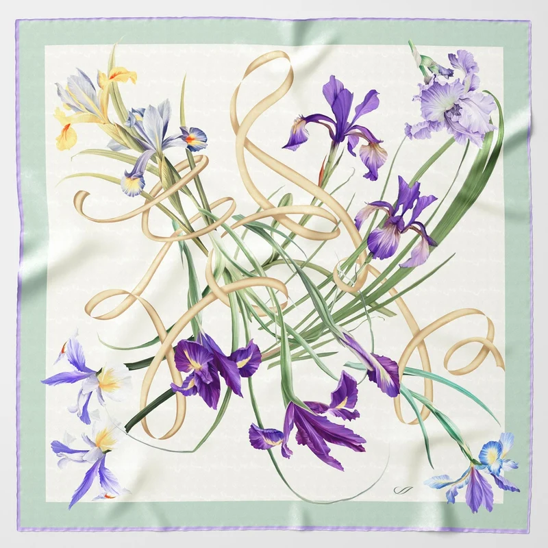 Susanna - Silk Foulard - Mint