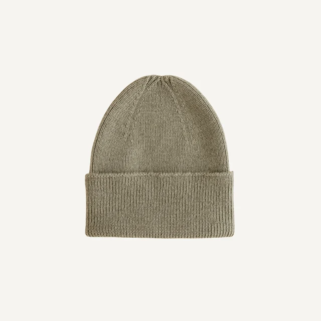 Hvid beanie fonzie newborn artichoke