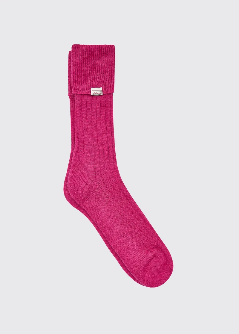 Holycross Alpaca Sokken - Kort - Pink