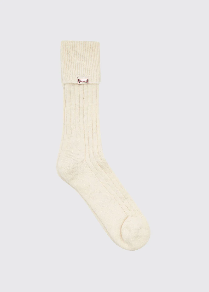 Holycross Alpaca Sokken - Kort - Cream