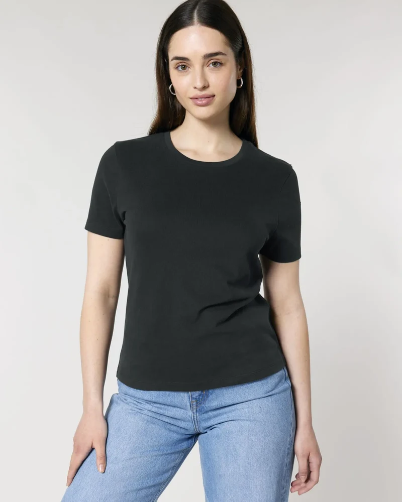 T-shirt dames biologisch katoen om te personaliseren