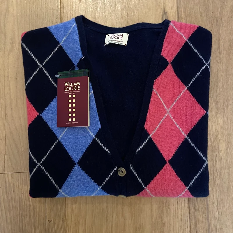 Damesvest | Navy/Pink/Blue