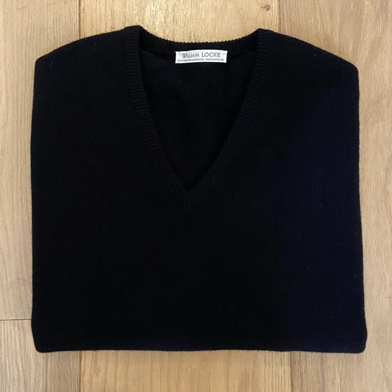 Dames V-Hals Trui | Black