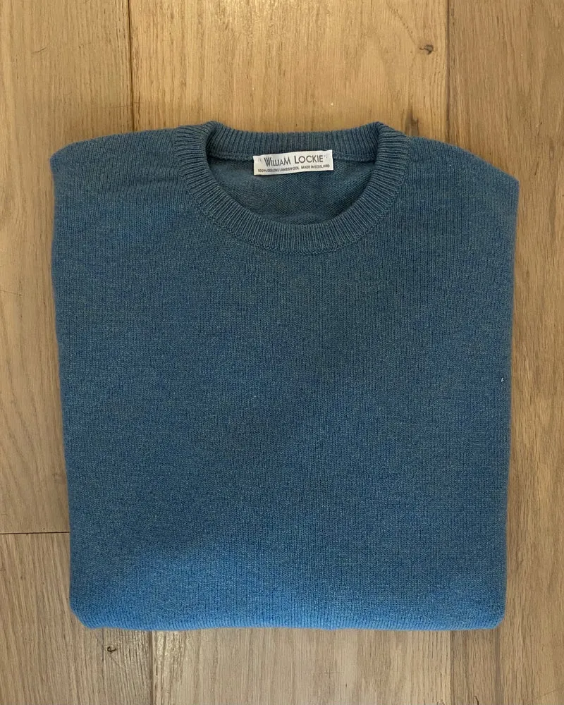 Lamswollen Trui | Blue Lovat