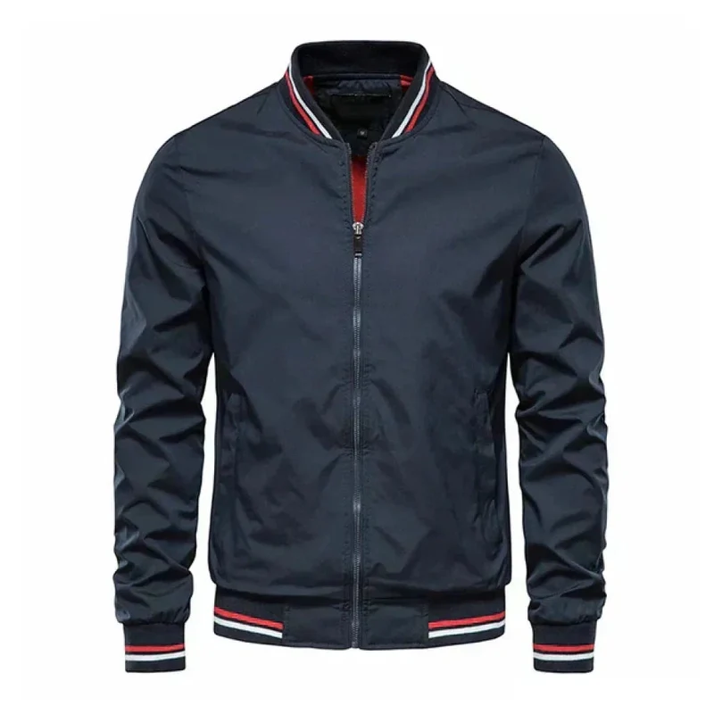 Men's Lightweight Sporty Bomber Jacket with Modern Fit