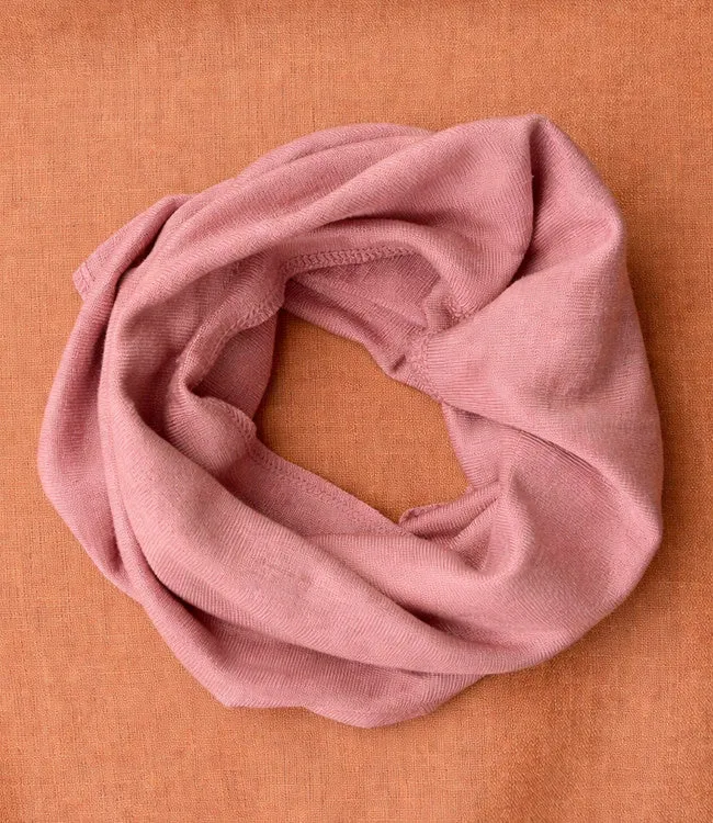 ENGEL wol zijde col shawl sjaal voor kinderen DUSTY ROSE