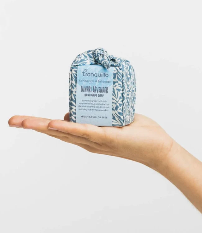 TRANQUILLO blok zeep LAVENDER 120 gr ZERO WASTE