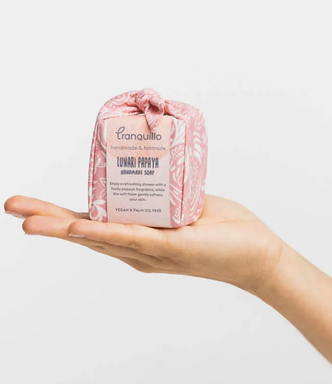 TRANQUILLO blok zeep PAPAYA 120 gr ZERO WASTE