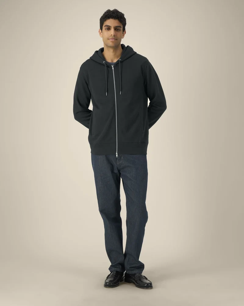 Hoodie met rits biologisch katoen om te personaliseren