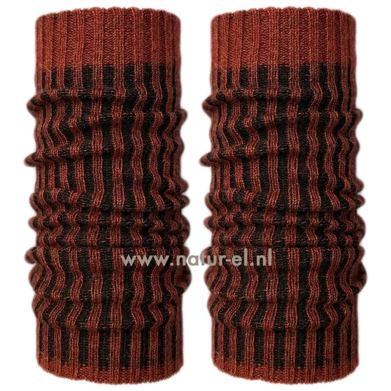 DE COLORES 100% baby alpaca BEENWARMERS TWO TONE roest 48