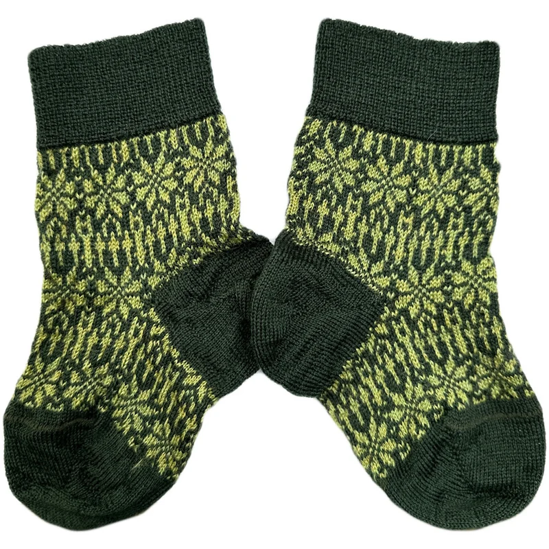 HIRSCH Dunne wollen sokken baby Noors 056 19 DENNEN