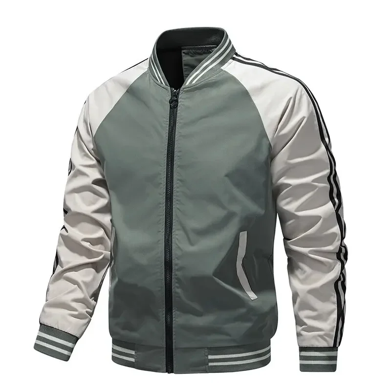 Heren bomberjas | Lichte tussenjas met rits en sportieve look