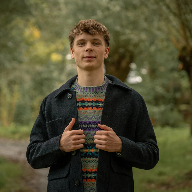 ERIBÉ wollen trui shetland wol supersoft BRODIE RUPERT