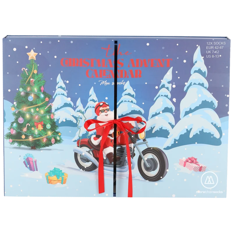 Morethansocks - Kerst advent kalender - Heren - 12-Paar